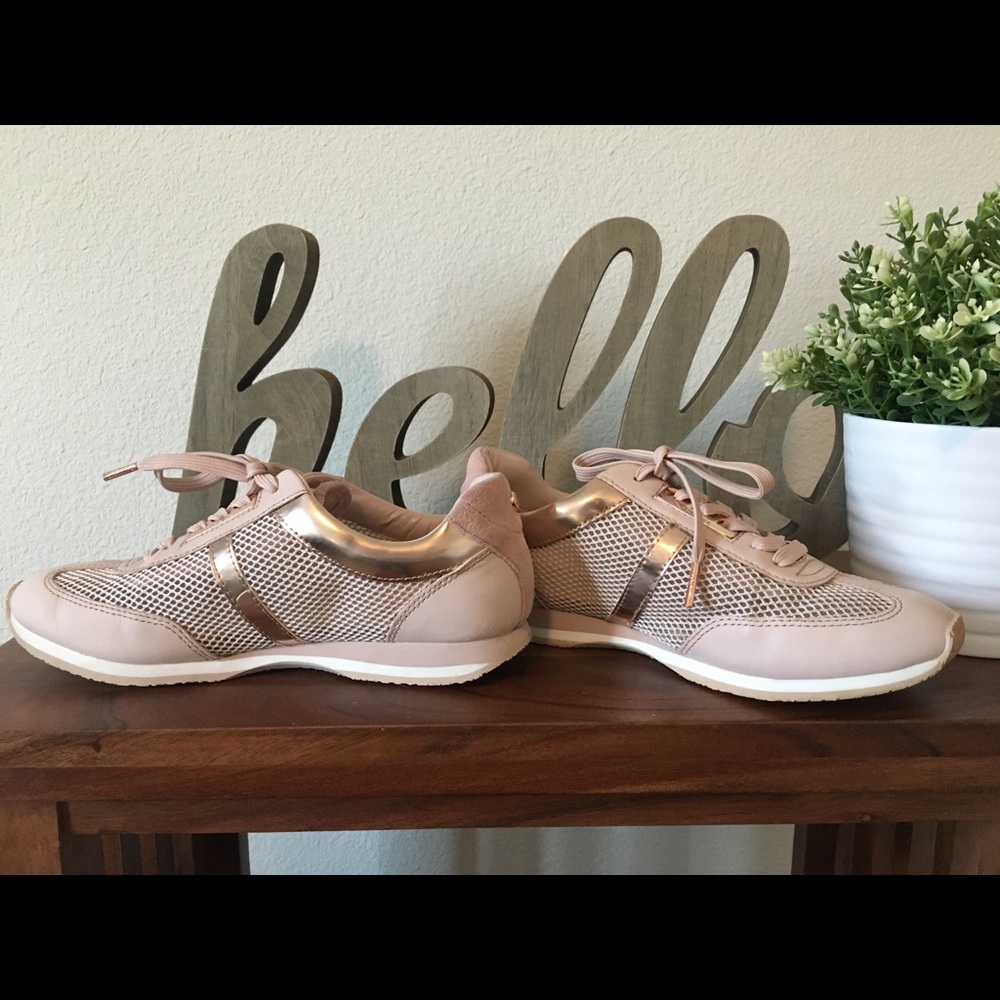 Michael Kors Maggie Trainer Sneakers Rose Gold